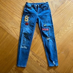Trendy Patchwork Jeans
